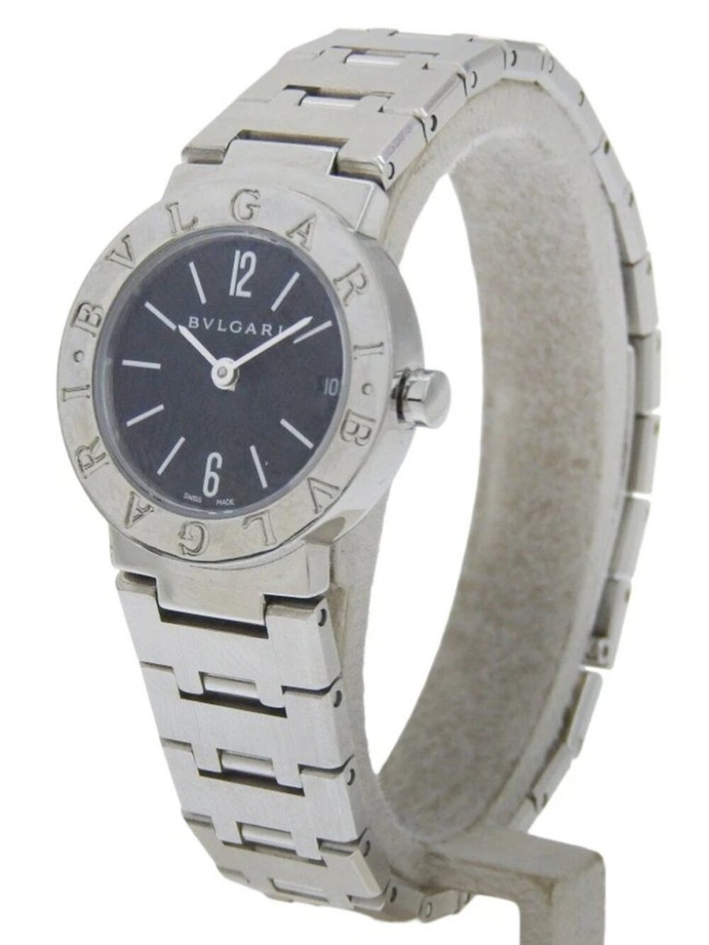 BVLGARI Bvlgari Bvlgari Watches BB23Stainless Steel blackDial Stainless St...
